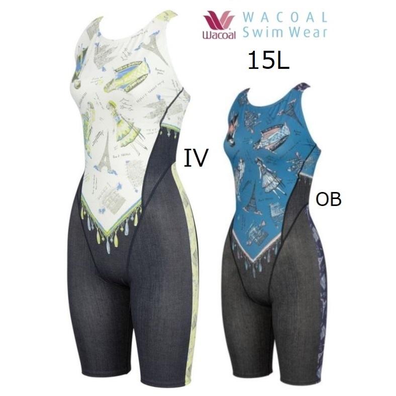 ワコールスイムウェア シェイプアップ オールインワン水着 SMR102