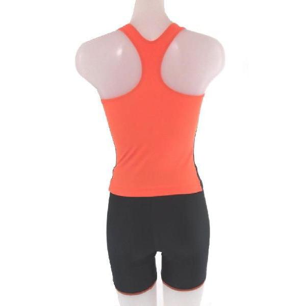 女子(学童用)オレンジ水着セパレート上下 SSW310・SSW311 (明石被服