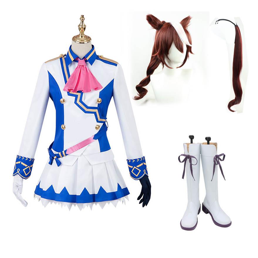 ウマ娘 プリティーダービー トウカイテイオー コスプレ衣装 ウィッグ