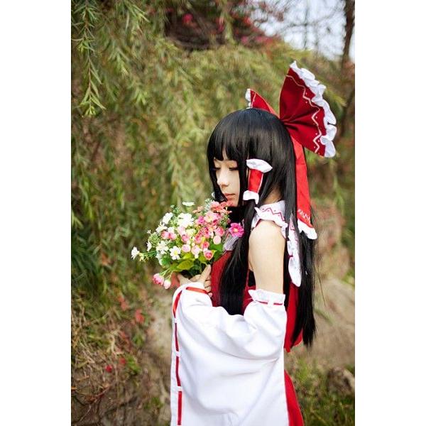 博麗 霊夢 コスプレ衣装 新品 東方Project コスプレ衣装+ウイッグ SET