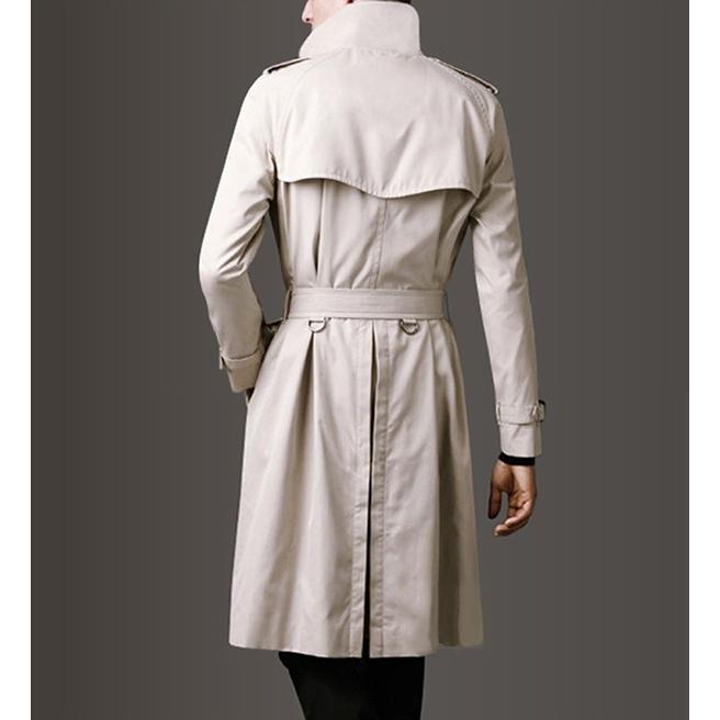 ダブルブレスト 秋コート トレンチコート ベルト付き メンズ ビジネス