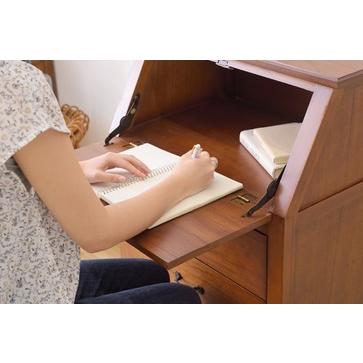 ティンバー ライティングチェスト 洋箪笥 書き物机 デスク チェスト