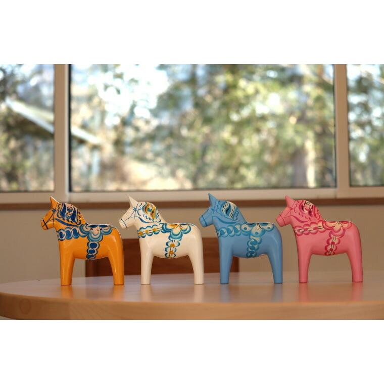 幸せを運ぶ馬】ダーラナホース・MLサイズ（15cm）・スタンダード