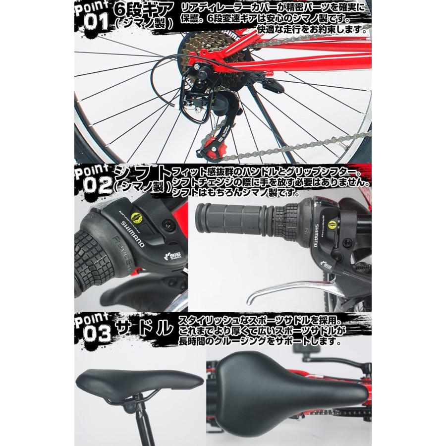 21Technology マウンテンバイク 26インチ 自転車 シマノ製 6段変速