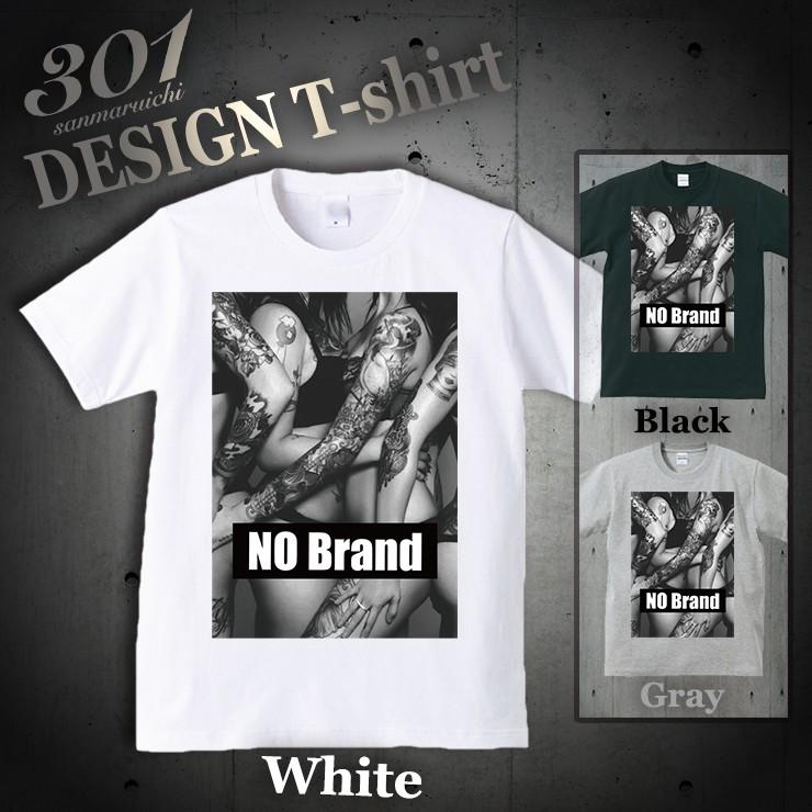Tシャツ メンズ 半袖 ブランド ユニセックス NO BRAND Tattoo girls