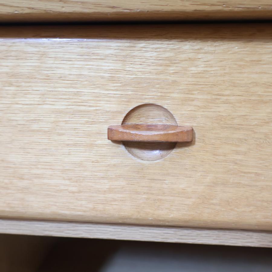 日進木工 nissin WHITE WOOD オーク材 食器棚 カップボード 飾り棚