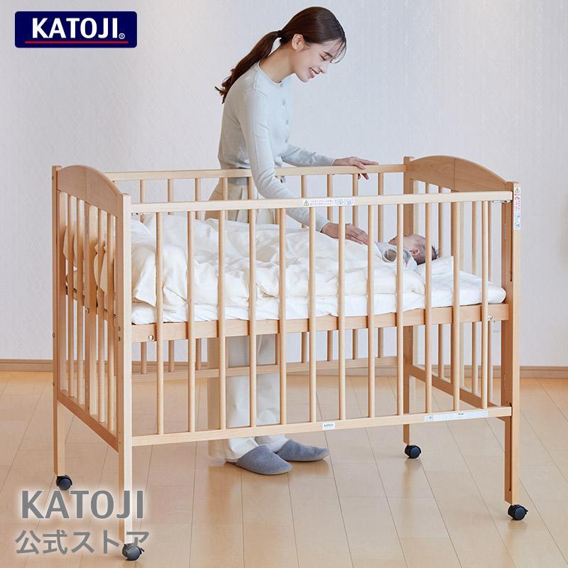 KATOJI ベビーベット ホワイト ハイタイプ カトージ 大阪 マットレスも
