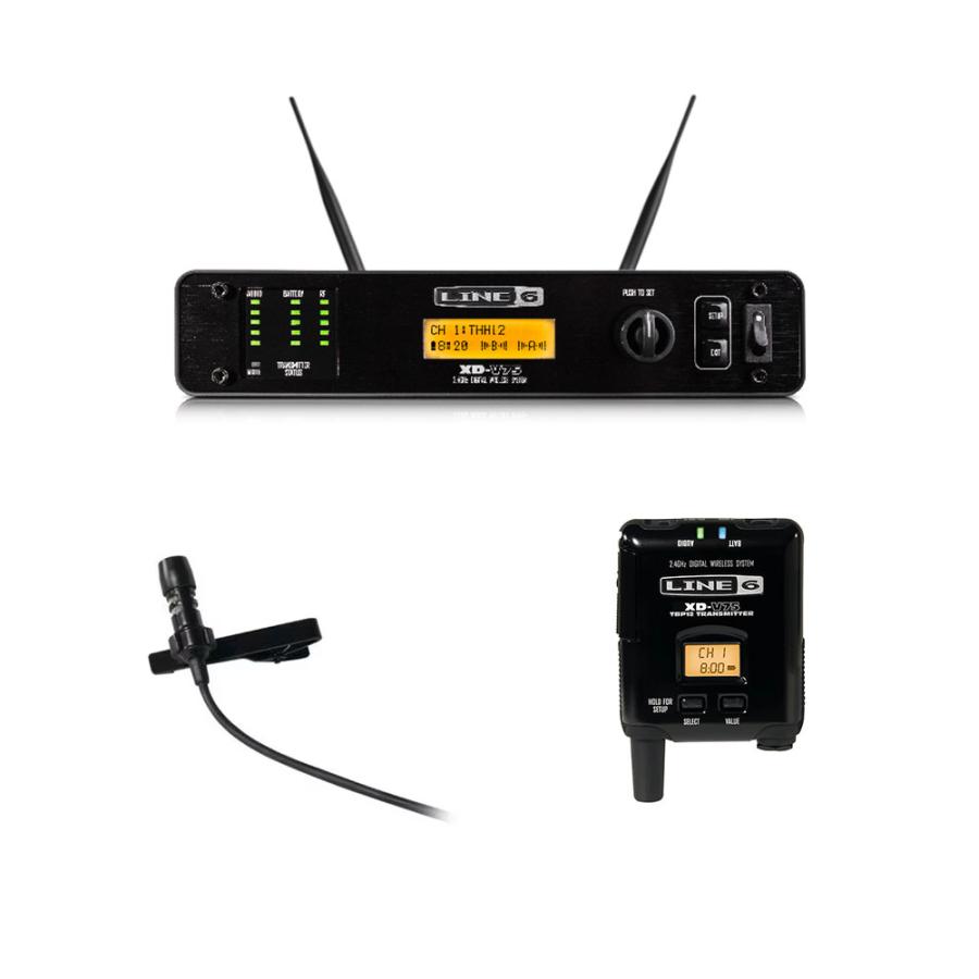 Line6 XD-V75L 高品質ワイヤレスマイクセット 2.4GHz ラベリアマイク
