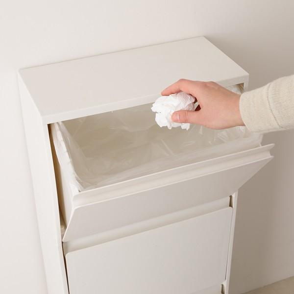 KEYUCA（ケユカ） ゴミ箱 40L 収納ボックス 分別ゴミ箱 ワゴン スリム