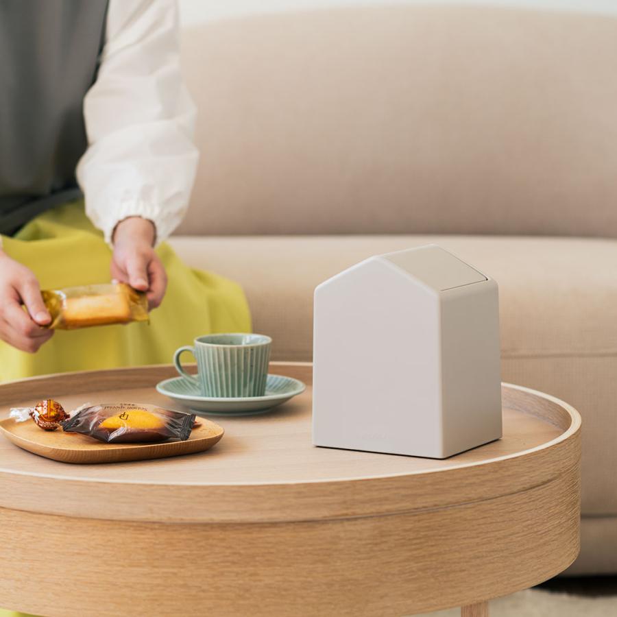 KEYUCA（ケユカ） ゴミ箱 卓上 コンパクト フタ付き キッチン