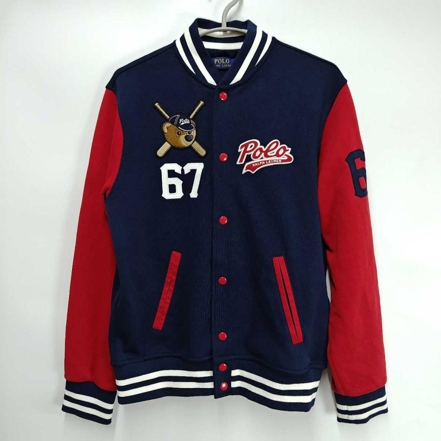 中古】ポロラルフローレン ポロベア ベースボール スタジャン 67