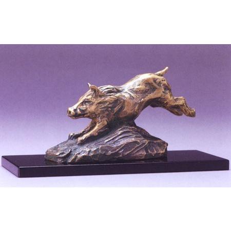 北村西望 猛進《小》 （ブロンズ像） : 掛け軸・絵画の専門店 掛軸堂