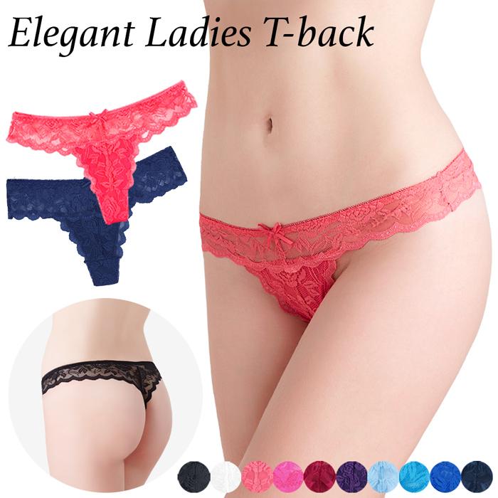 Tバック レディース セクシー ショーツ 総レース 大きいサイズ リボン