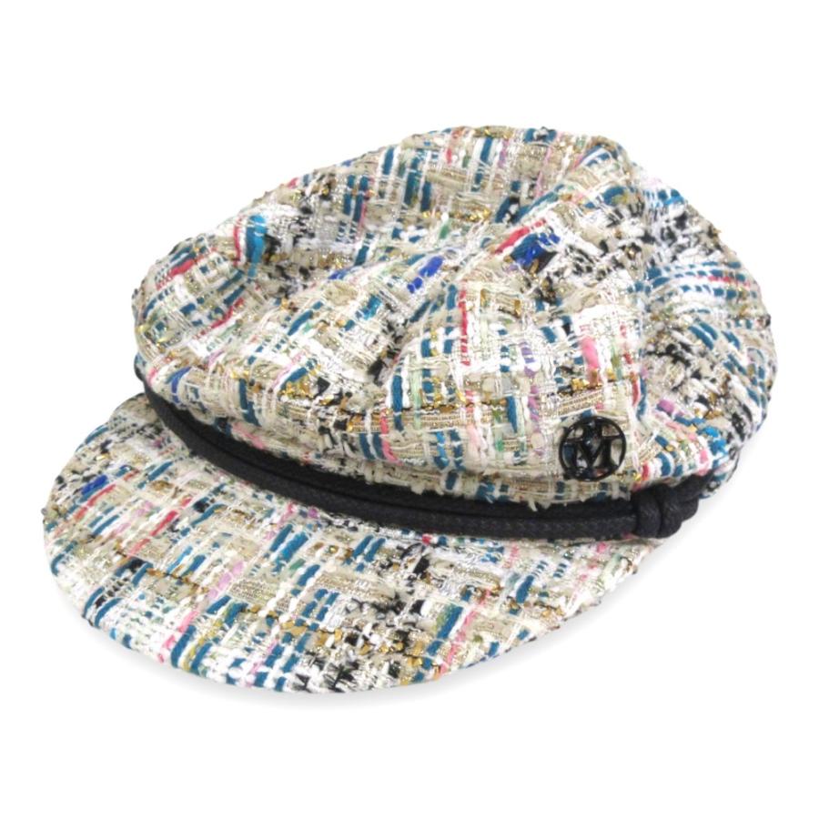 MAISON MICHEL（メゾンミッシェル） 美品 ツイード マリンキャップ