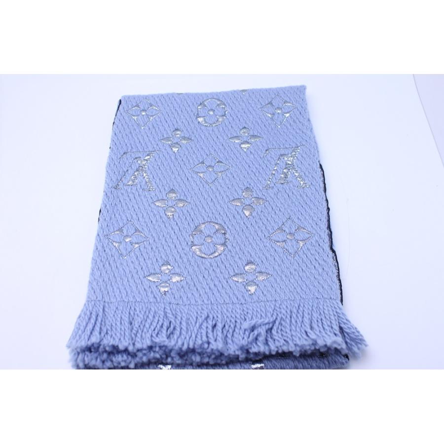 LOUIS VUITTON（ルイ・ヴィトン） LV マフラー 水色/銀 エシャルプ