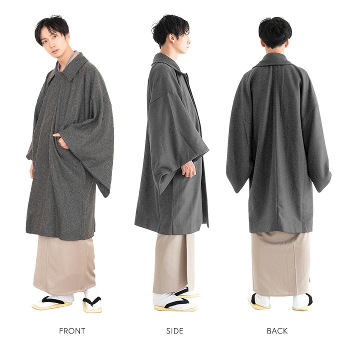 KYOETSU（京越） (角袖コート) 着物 コート 角袖 4colors ウール混