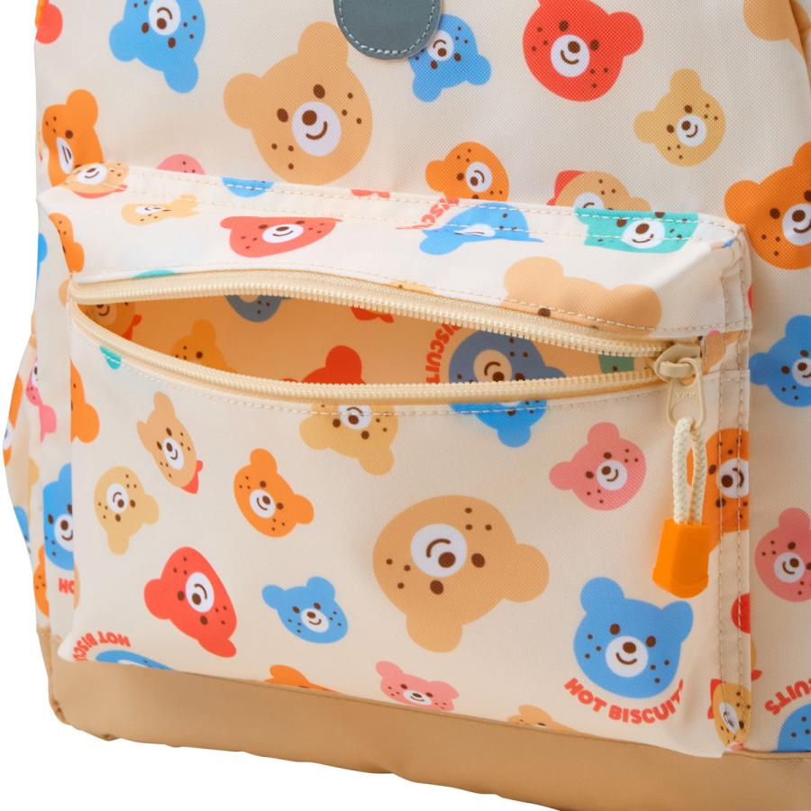 HOT BISCUITS ミキハウス カラフルビーンズ 総柄リュック Mサイズ 入園