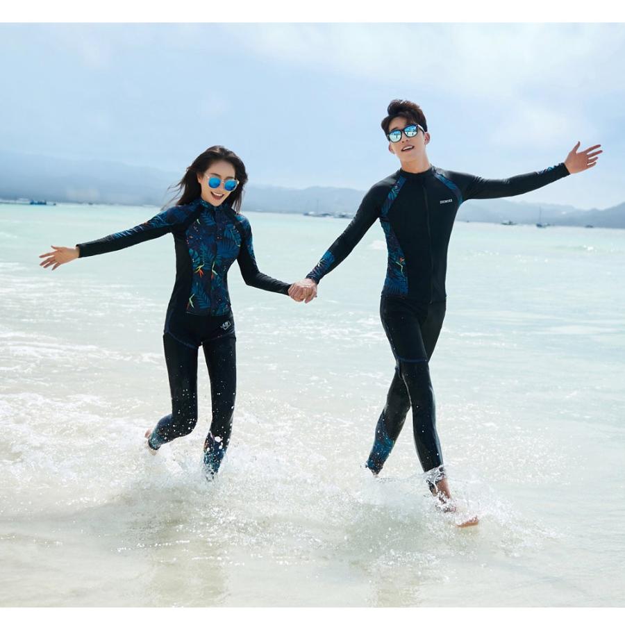 フィットネス水着 水着 メンズ ラッシュガード 上下セット 長袖 サーフ