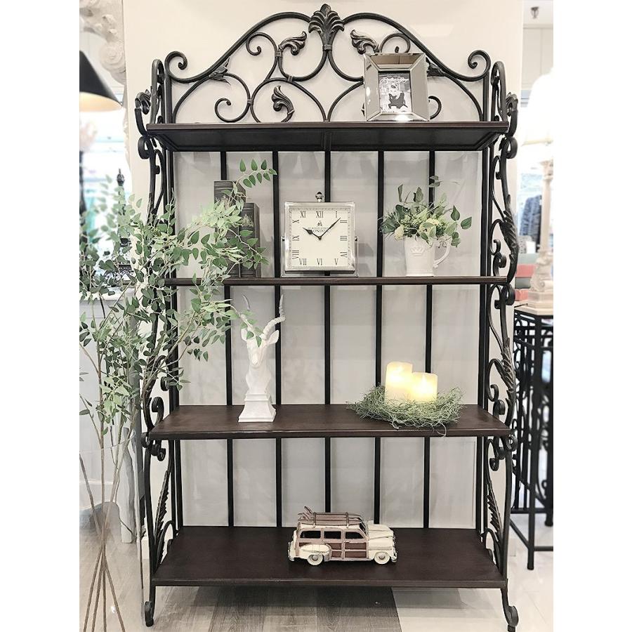 アイアン4段ラック ディスプレイラック 折りたたみ式 フリーラック