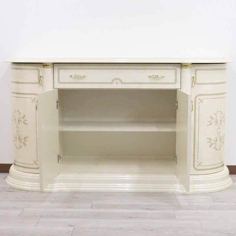 サルタレッリ フローレンス 4ドア サイドボード ローキャビネット