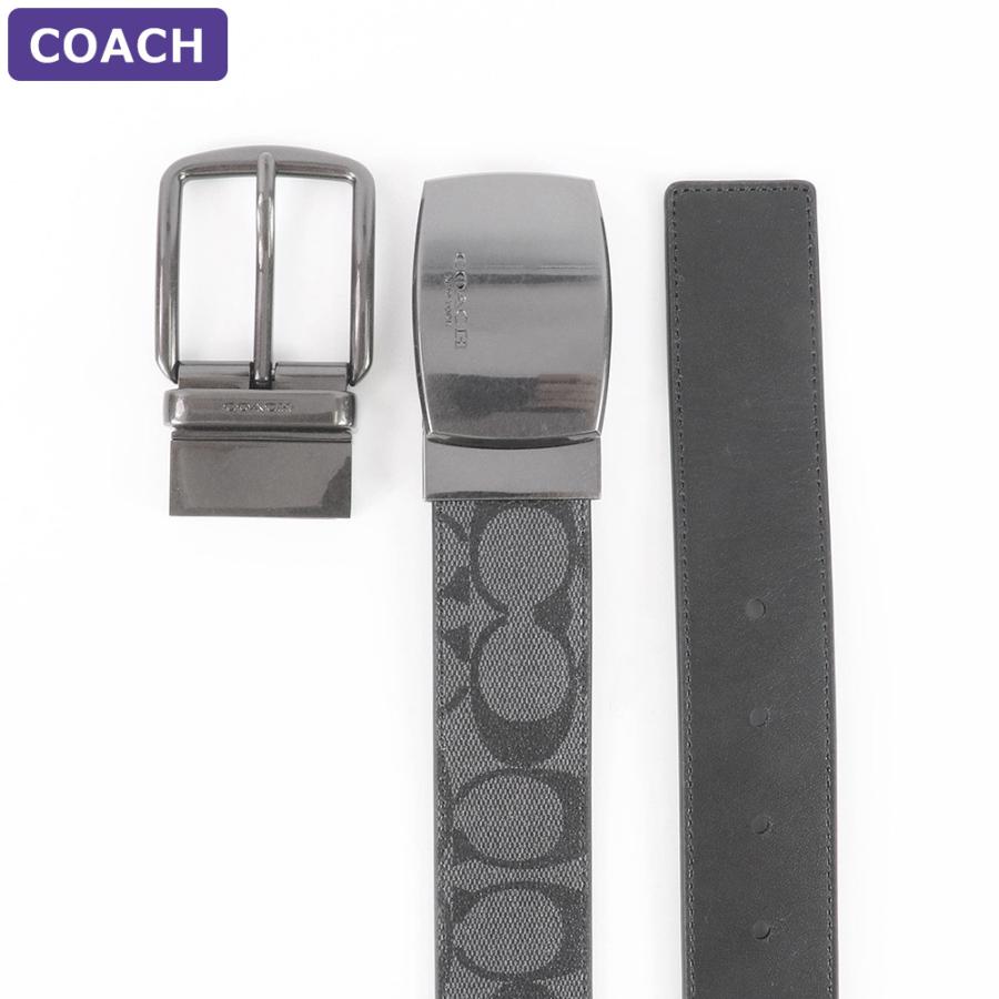 COACH（コーチ） ベルト CQ067 BKBK リバーシブル シグネチャー ギフト