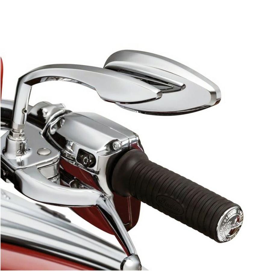 クリアキン 1707 ティアドロップミラー クローム 左右セット : HD