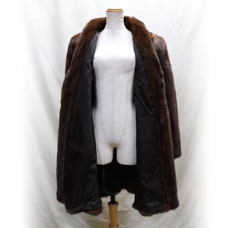 ミンク ファー コート マホガニー レディース ギフト プレゼント 爆買