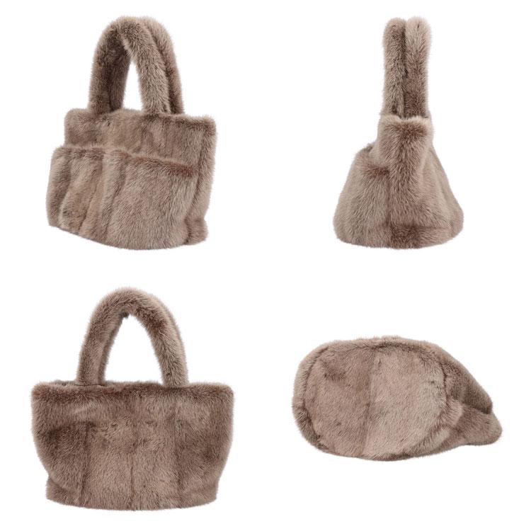 バッグ ファー リアルファー 日本製 ミンク トートバッグ ハンドバッグ