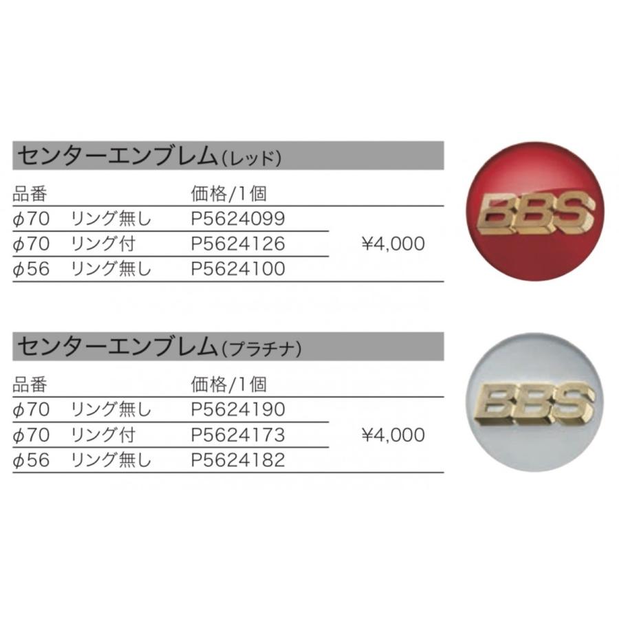 BBSセンターエンブレム 56 24 012 レッドエンブレム BBSセンター