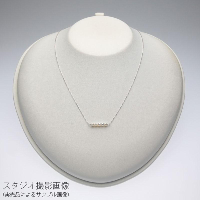 ベビーパール ネックレス 花珠真珠（オーロラ彩凛珠）3.0mm-3.5mm K18