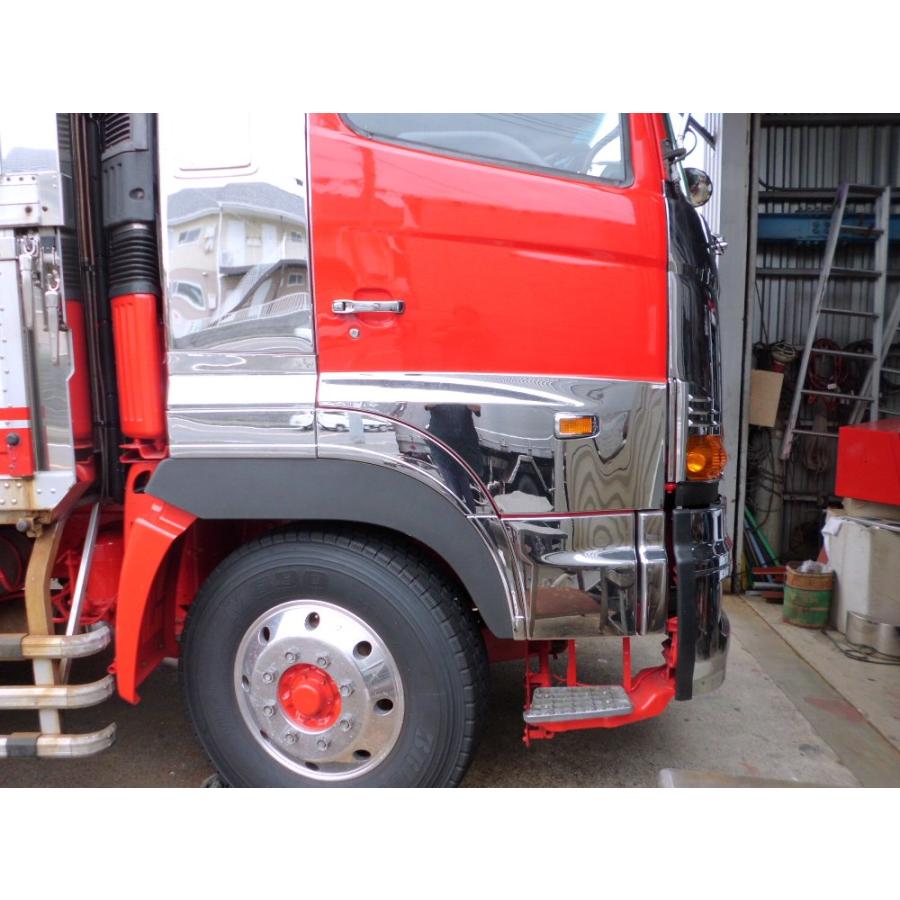 メッキフェンダーアッパーパネル 左右セット 日野 大型 グランド