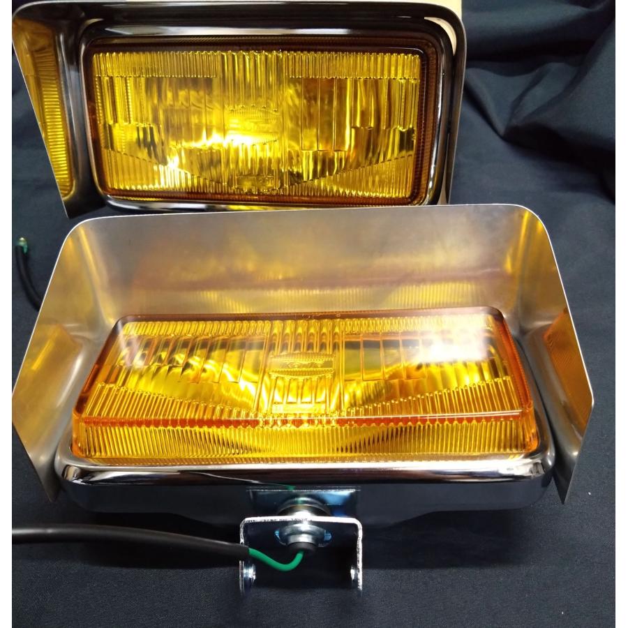 KOITO製 角フォグランプ ウロコバイザー付き 2個組 : 常陸美装