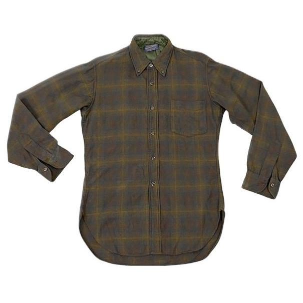 PENDLETON（ペンドルトン） 60's 米国製 ボタンダウン ウールシャツ 片