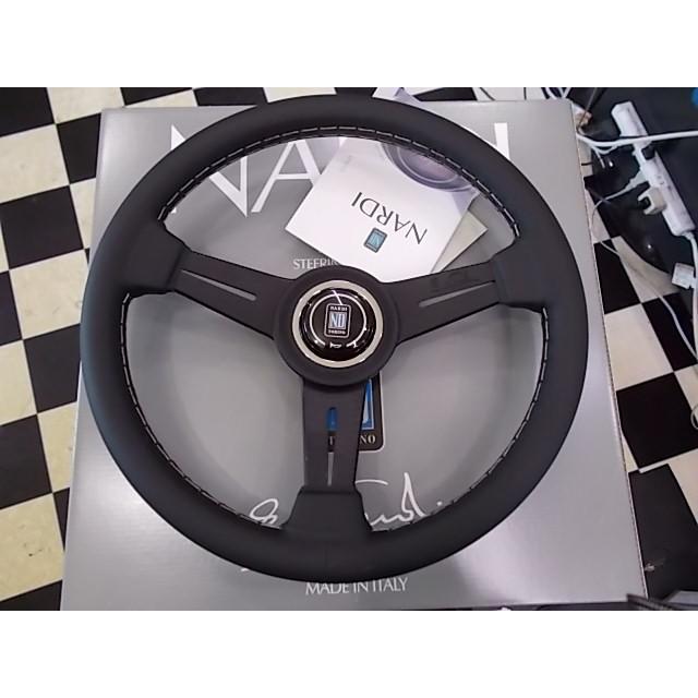 NARDI ナルディ Classic レザー N110 ブラックレザー＆ブラック