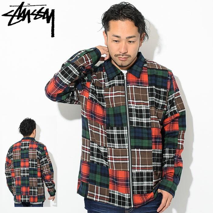 STUSSY（ステューシー） シャツ 長袖 メンズ Patchwork Zip Up(stussy