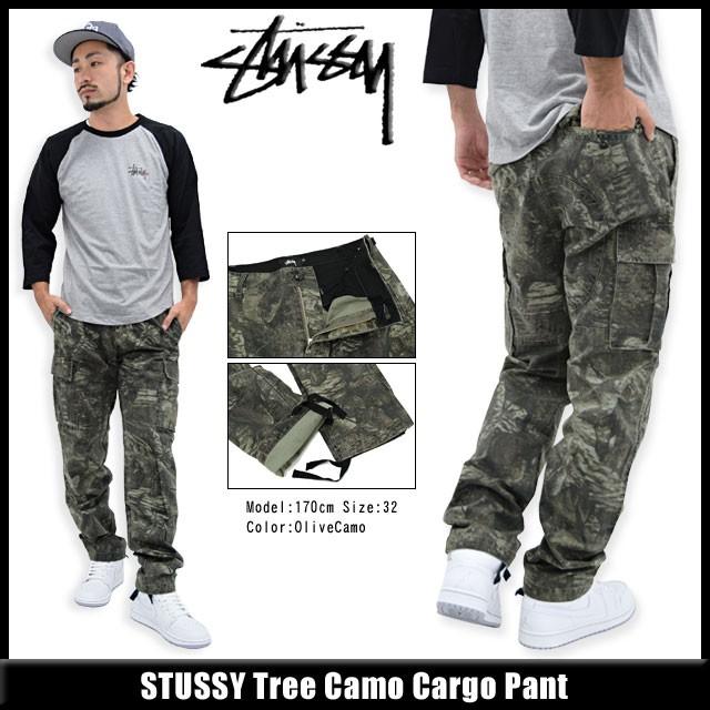 STUSSY（ステューシー） パンツ メンズ Tree Camo Cargo(stussy pant