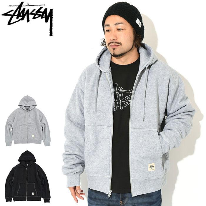 STUSSY（ステューシー） パーカー ジップアップ メンズ Double Face