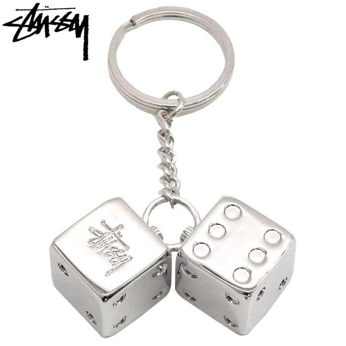 未使用・美品】STUSSY スカル キーホルダー ステューシー スカルボーン