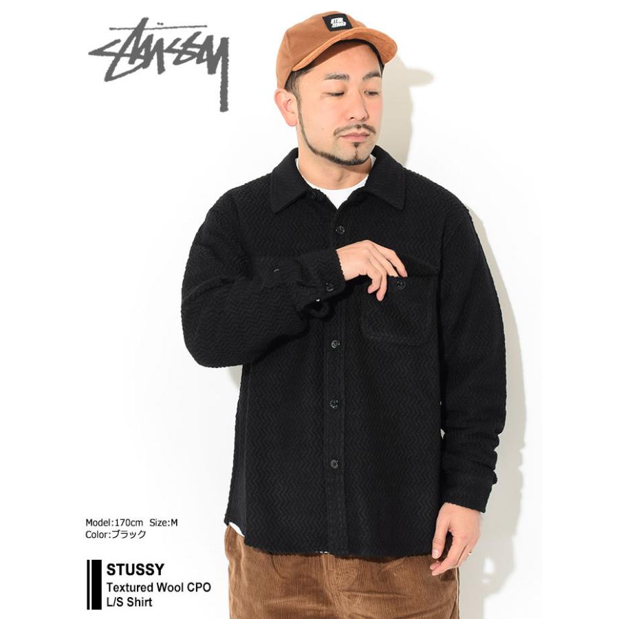 STUSSY（ステューシー） シャツ 長袖 メンズ Textured Wool CPO