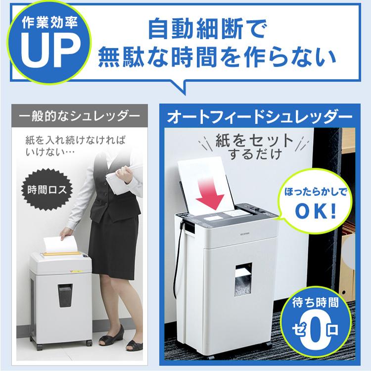 IRIS OHYAMA（アイリスオーヤマ） シュレッダー 業務用 コンパクト