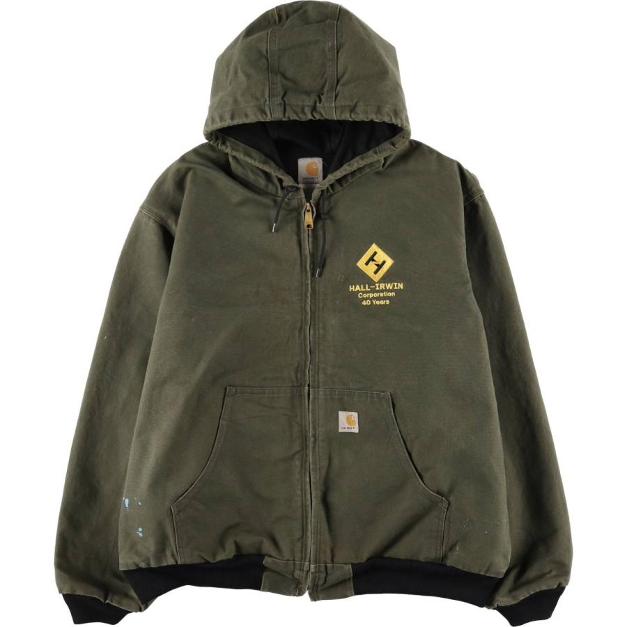Carhartt（カーハート） 古着 アクティブジャケット ダックフルジップ