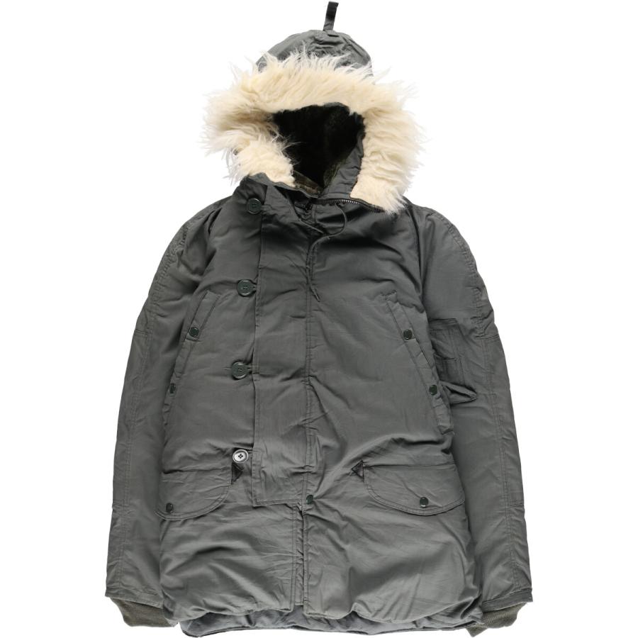 古着 00年代 米軍実品 N-3B ミリタリー フライトジャケット USA製