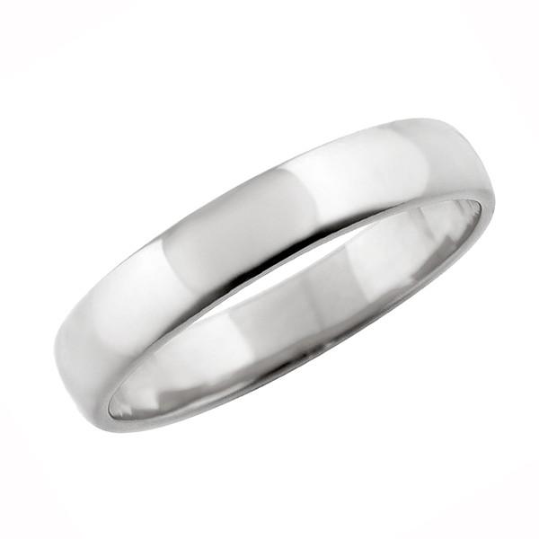 Jewelry i（ジュエリーアイ） 甲丸 リング 4mm幅 プラチナ 指輪 メンズ