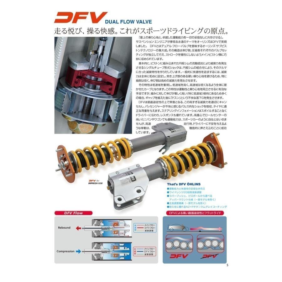 OHLINS（オーリンズ） DFV Type NS ノーマル形状ショートストローク