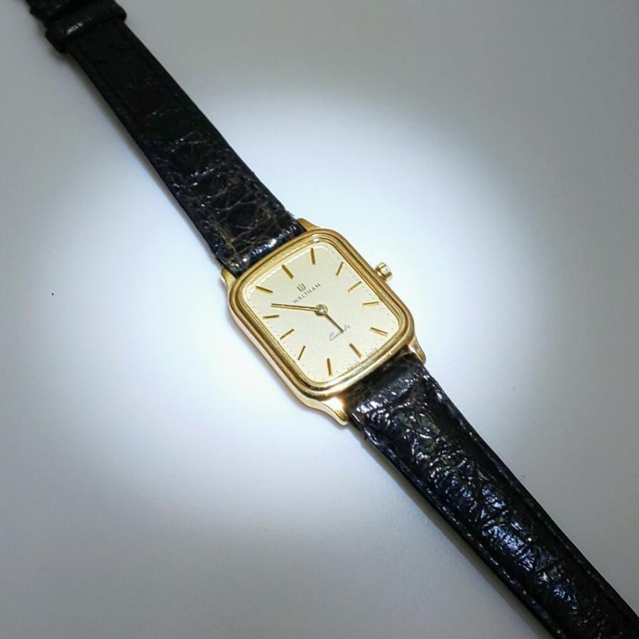 WALTHAM（ウォルサム） K18金無垢 婦人用腕時計 クォーツ 9347053