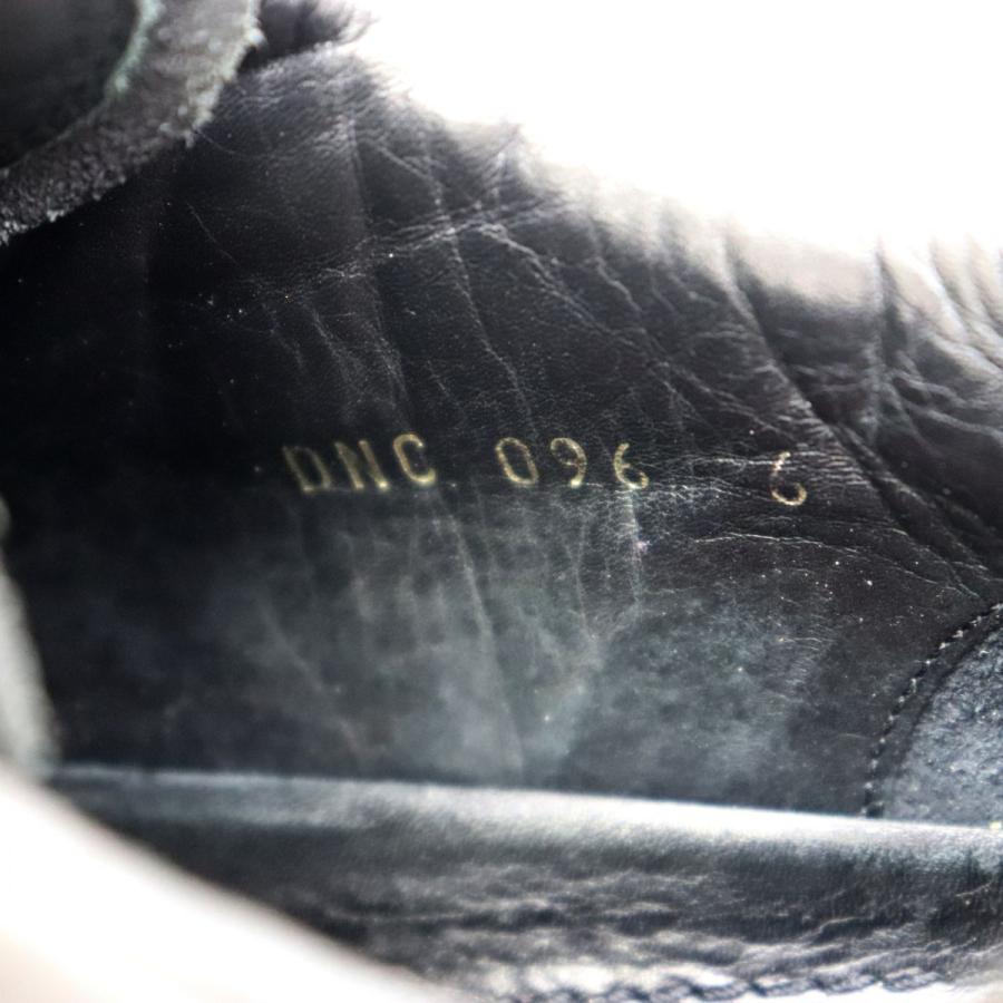 プラダスポーツ レザーローカットスニーカー メンズ 6 黒 美品 ロゴ