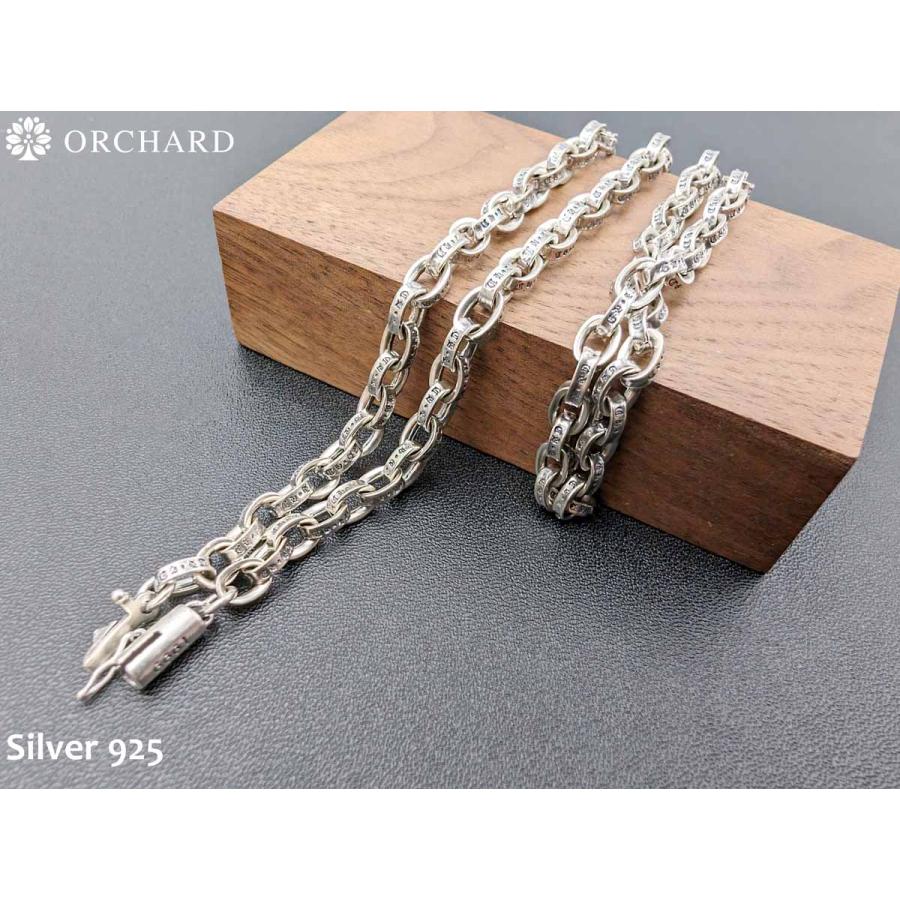 45cm シルバー925 ネックレス ペーパーチェーンネックレス B系 925