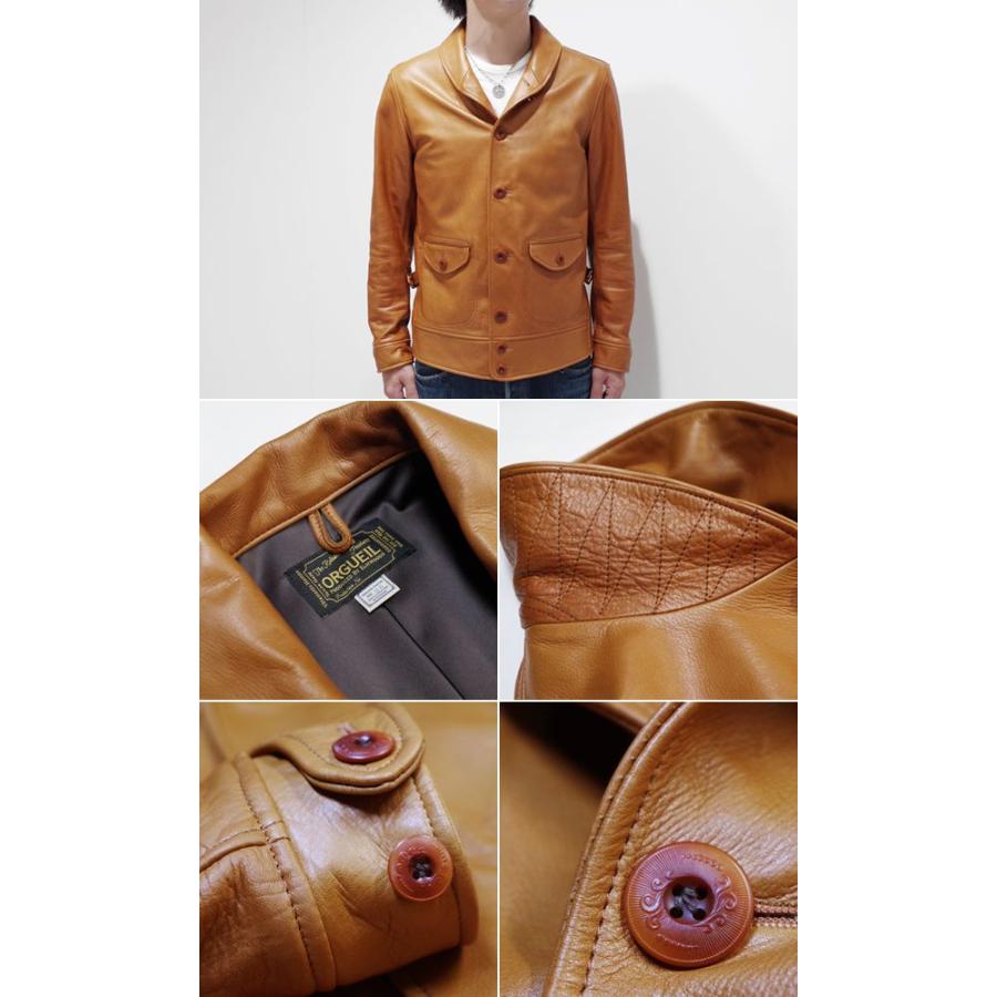 ORGUEIL（オルゲイユ） レザージャケット ORGUEIL Steer Oil Cossack