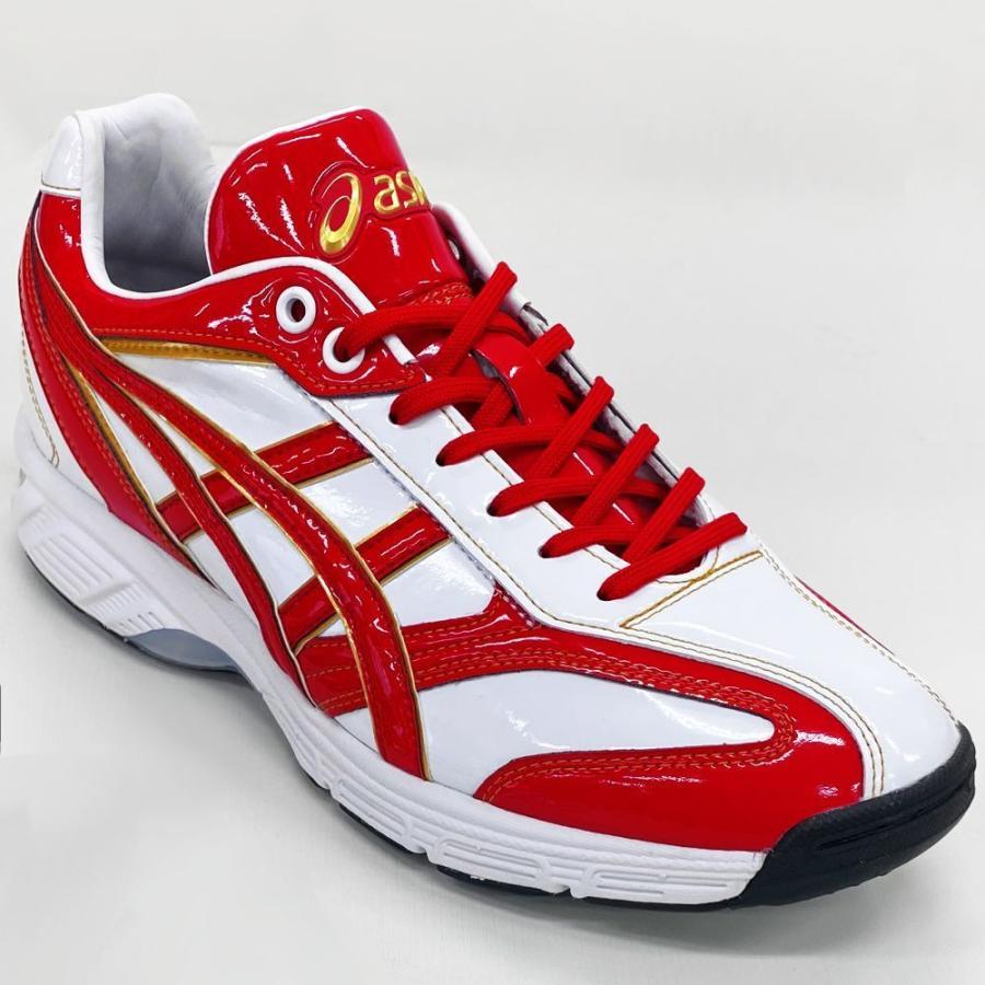 ASICS（アシックス） 【サイズ交換送料無料】ホワイト×レッド 野球