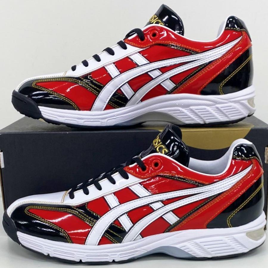 ASICS（アシックス） 25.5cmのみ ブラック×レッド 野球 トレーニング